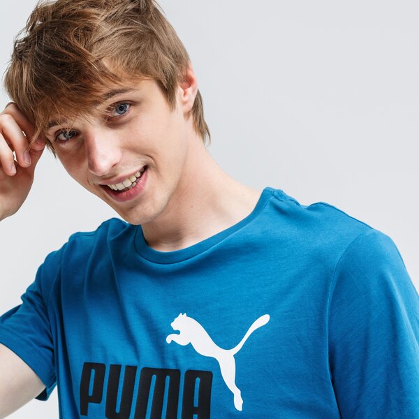 Koszulka męska PUMA T-SHIRT ESS 2 COL LOGO 583714 36 kolor niebieski
