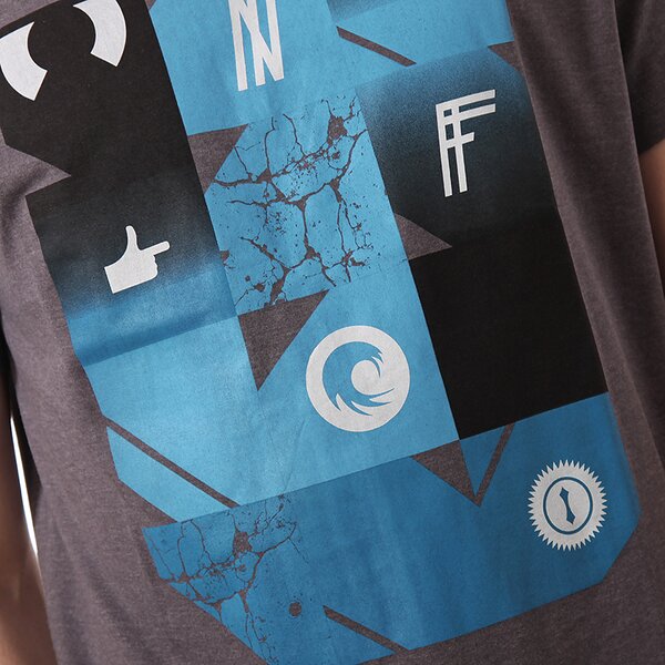 Koszulka męska CONFRONT T-SHIRT FICCANO cf14tsmpr010 kolor szary