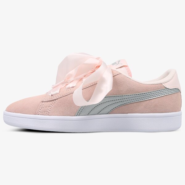 Buty dziecięce PUMA SMASH V2 RIBBON JR 36600302 kolor różowy