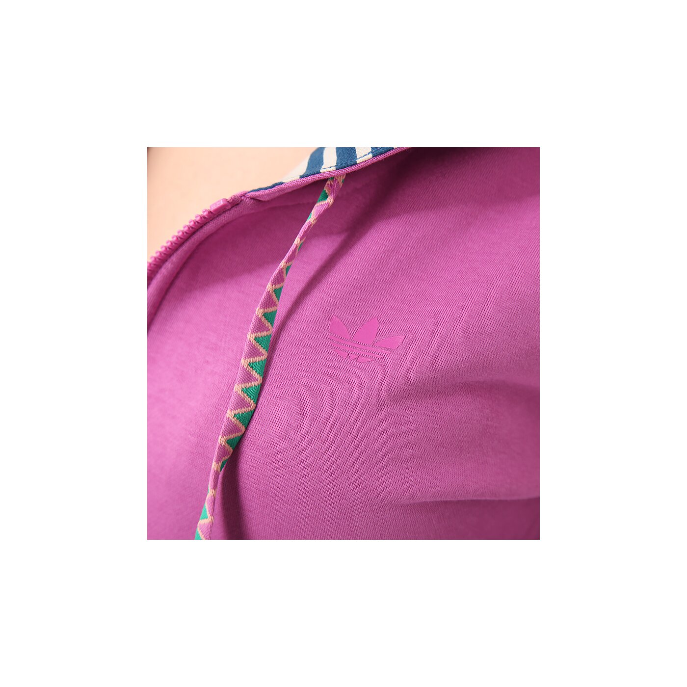 Bluza damska ADIDAS BLUZA NAT HOODED TT f79370 kolor fioletowy