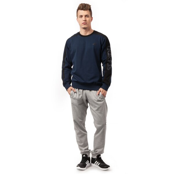 Bluza męska ADIDAS BLUZA LIN 3S CREW s18051 kolor granatowy