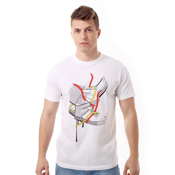 Koszulka męska CONFRONT T-SHIRT PABIANNO cf14tsmpr002 kolor biały