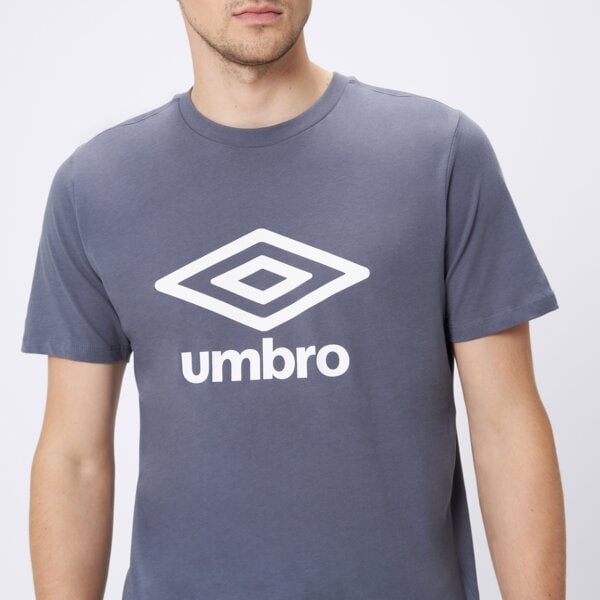 Koszulka męska UMBRO T-SHIRT LARGE LOGO 66413u-dhs kolor niebieski