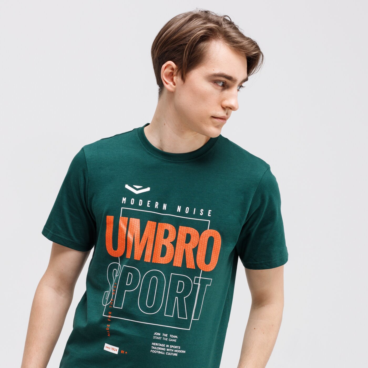 Koszulka męska UMBRO T-SHIRT ANTAVAS ul121tsm56002 kolor zielony