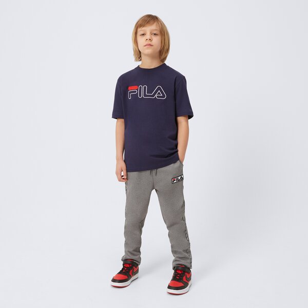 Koszulka dziecięca FILA T-SHIRT FILA PEW NVY fw23jdk001pewnvy kolor granatowy