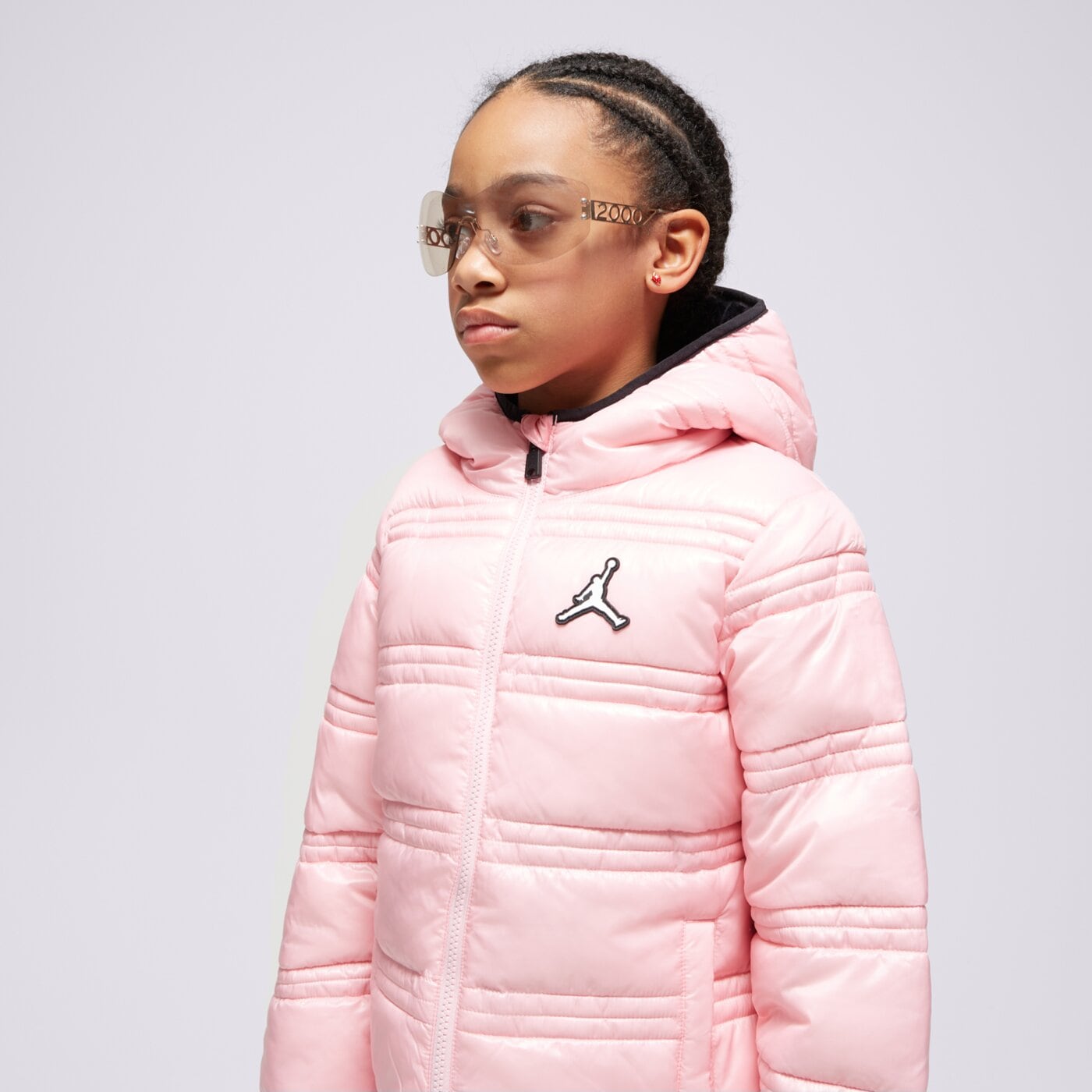 Kurtka zimowa dziecięca JORDAN KURTKA ZIMOWA JDG CORE MID WT GIRL 45c436-a0w kolor różowy