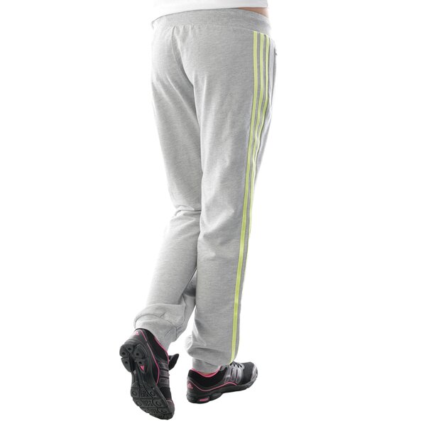 Spodnie dresowe damskie ADIDAS SPODNIE SEPERATE PANTS  3S COTTON CUFFED PANT x30757 kolor szary