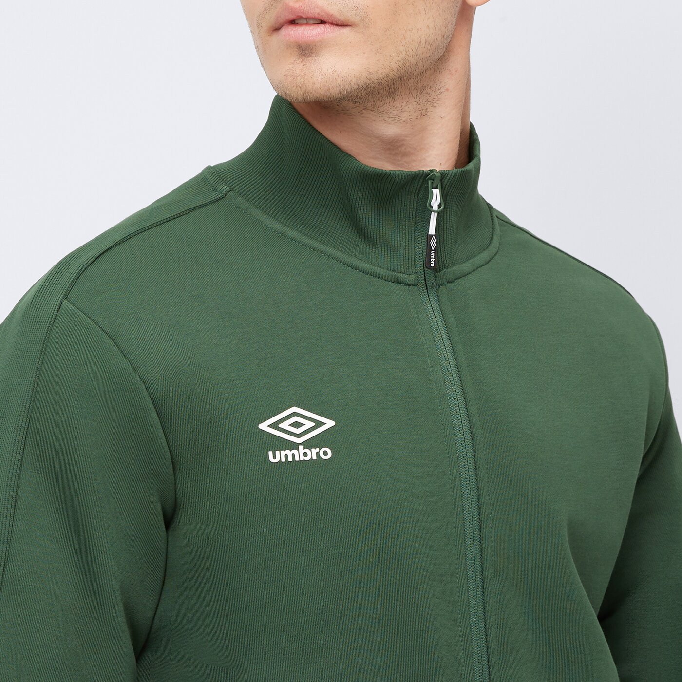 Bluza męska UMBRO BLUZA ROZPINANA FOOTBALL CLUB ul125blm06001 kolor zielony