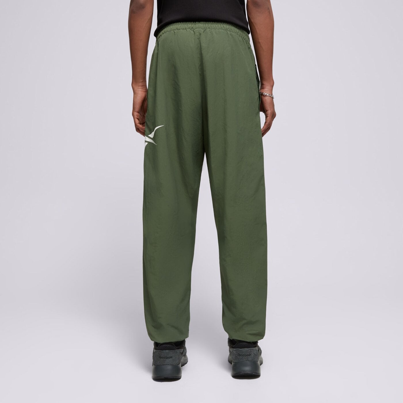 Spodnie dresowe męskie REEBOK SPODNIE CL VECTOR TRACKPANT 100036177 kolor khaki