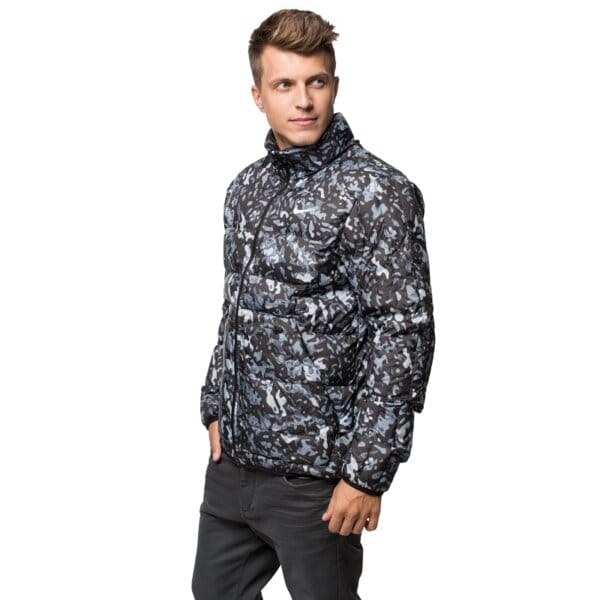 Kurtka zimowa męska NIKE KURTKA ALLIANCE JACKET- FLP PRT 678291100 kolor szary