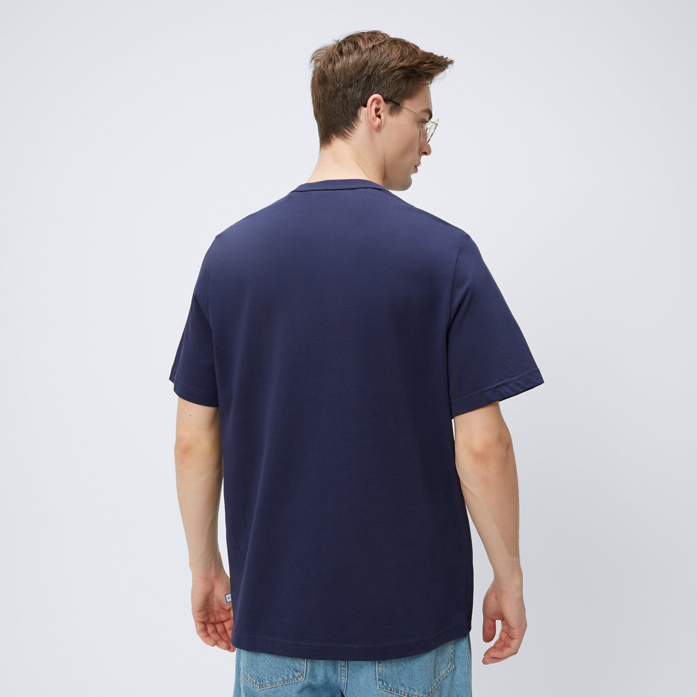 Koszulka męska REEBOK T-SHIRT RI BADGE 100205443 kolor granatowy