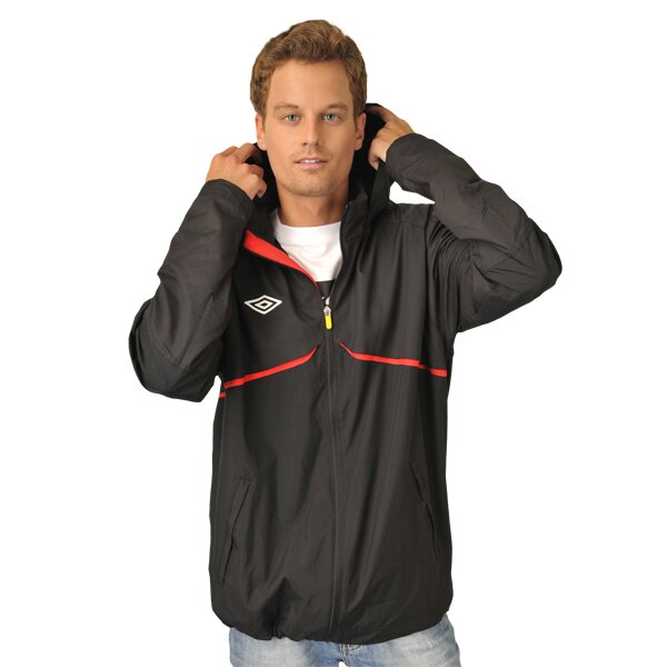 Kurtka przejściowa męska UMBRO KURTKA GEOMETRA SHOWER JACKET 60809ucgd kolor czarny