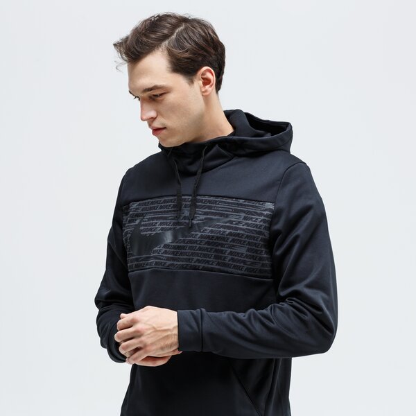 Bluza męska NIKE BLUZA M NK THRMA FL HD PO GFX 2 bv2764-010 kolor czarny
