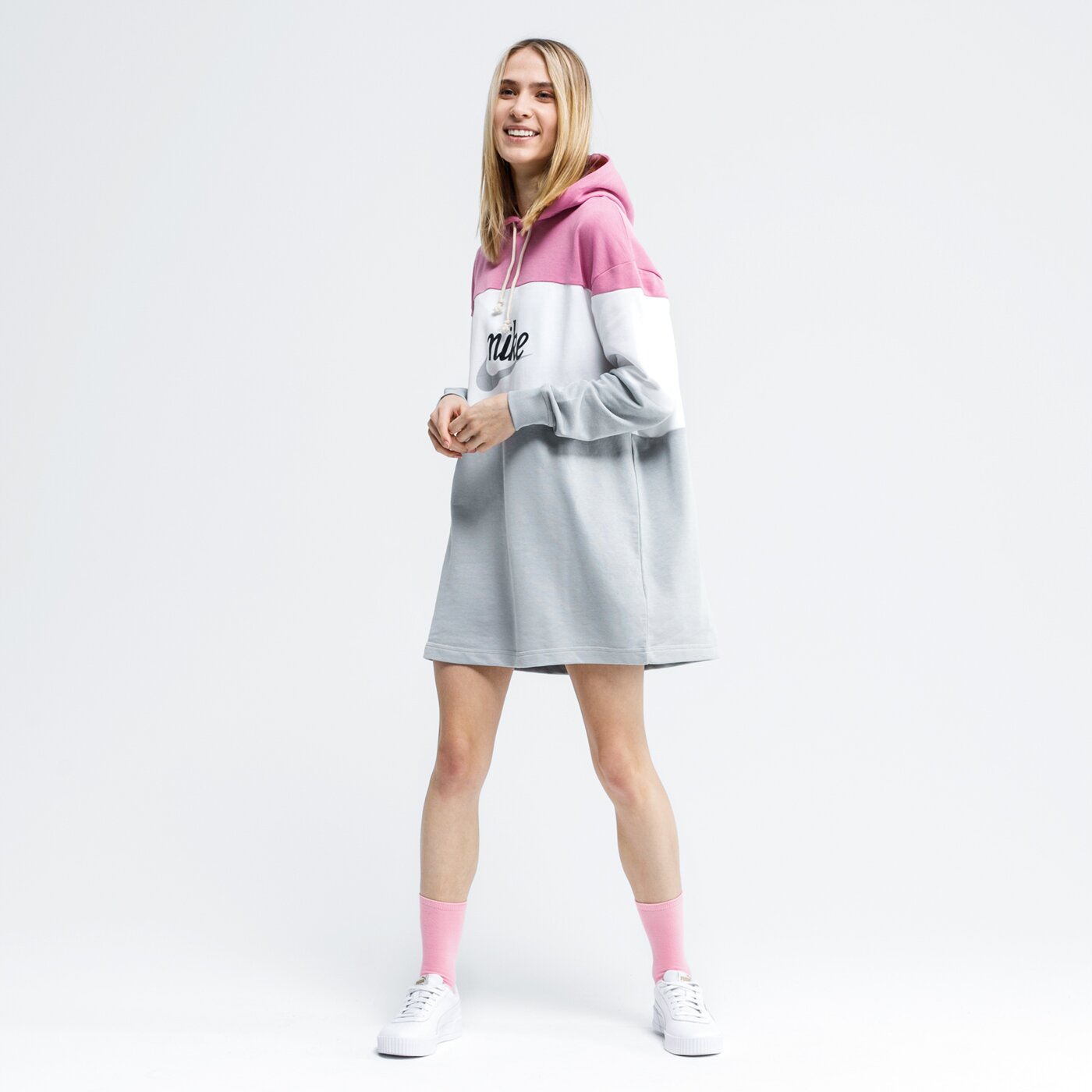 Sukienka damska NIKE SUKIENKA W NSW VRSTY FT cj3926-693 kolor multicolor