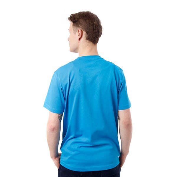 Koszulka męska ADIDAS T-SHIRT AESS LOGO TEE f49225 kolor niebieski