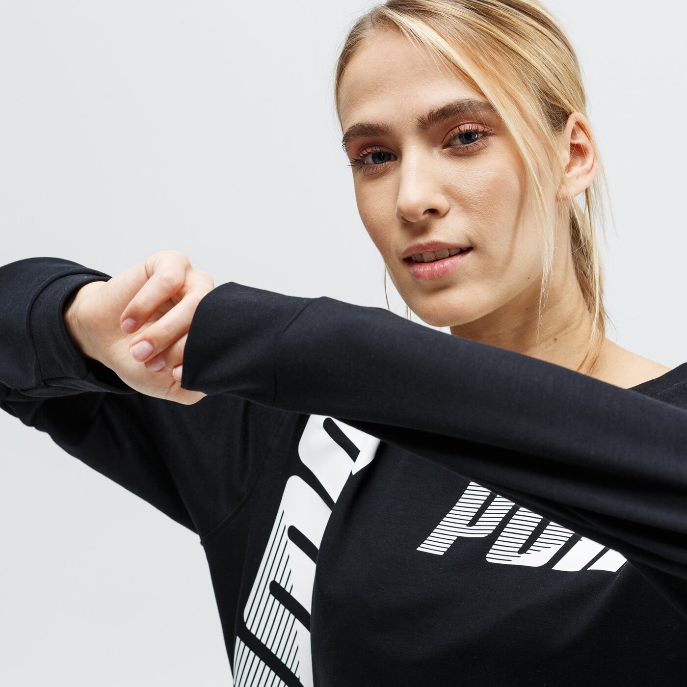 Bluza damska PUMA BLUZA MODERN SPORT CREW 58007801 kolor czarny