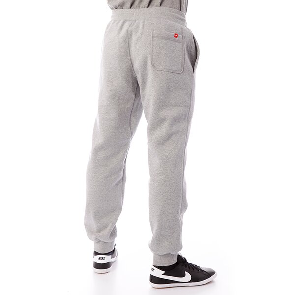 Spodnie dresowe męskie NIKE SPODNIE AW77 CUFF FLC PANT 598871063 kolor szary