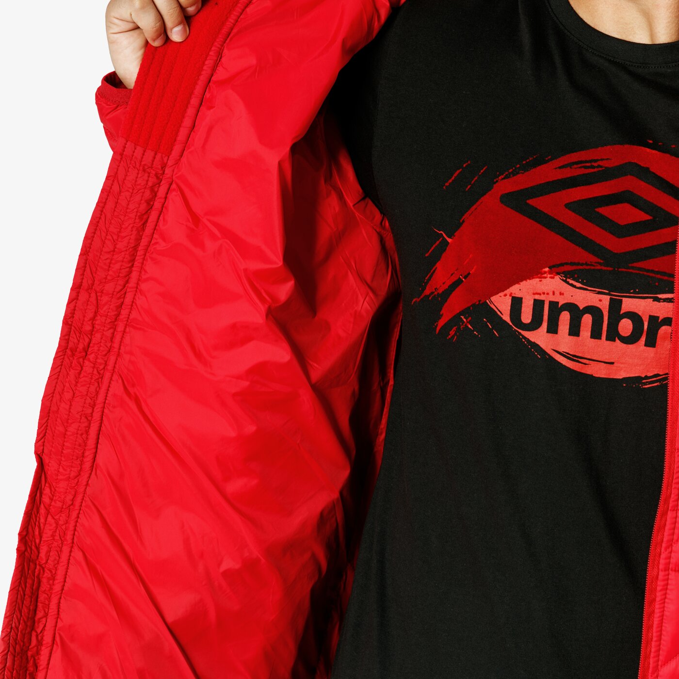 Kurtka zimowa męska UMBRO KURTKA GARNET ul38kum04001 kolor czerwony