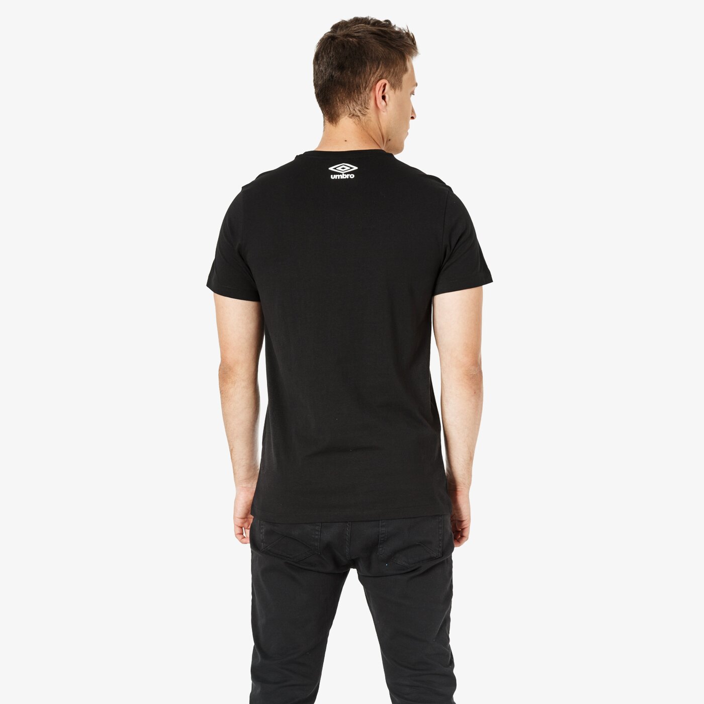 Koszulka męska UMBRO T-SHIRT SS LUSTY ul38tsm50002 kolor czarny