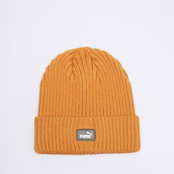 Czapka zimowa damska PUMA CZAPKA ZIMOWA PUMA CLASSIC CUFF BEANIE 2482605 kolor brązowy