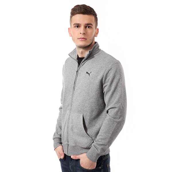 Bluza męska PUMA BLUZA ESS SWEAT JACKET 82399004 kolor szary