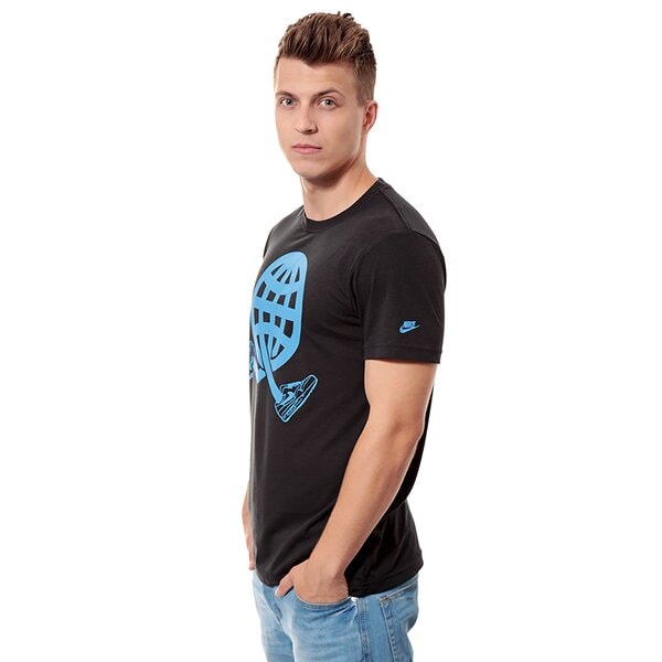 Koszulka męska NIKE T-SHIRT TEE-RU GLOBEY MAX 620474010 kolor czarny