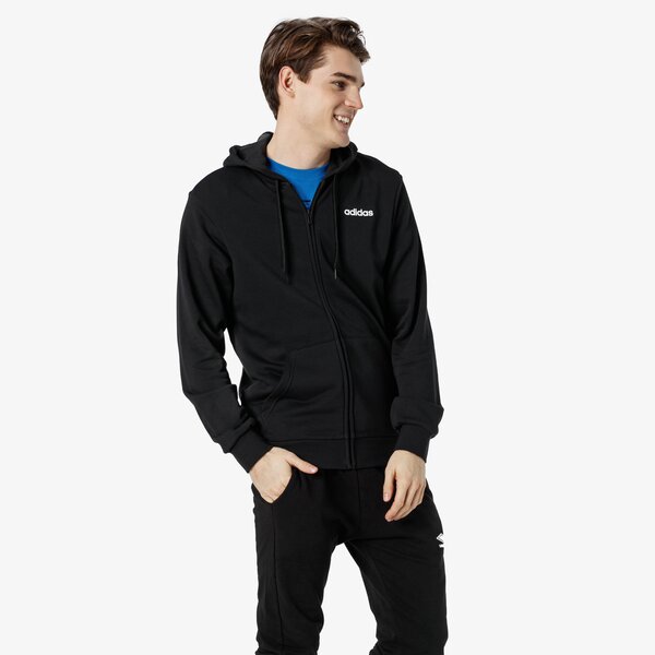 Bluza męska ADIDAS BLUZA E LIN FZ FT dq3103 kolor czarny