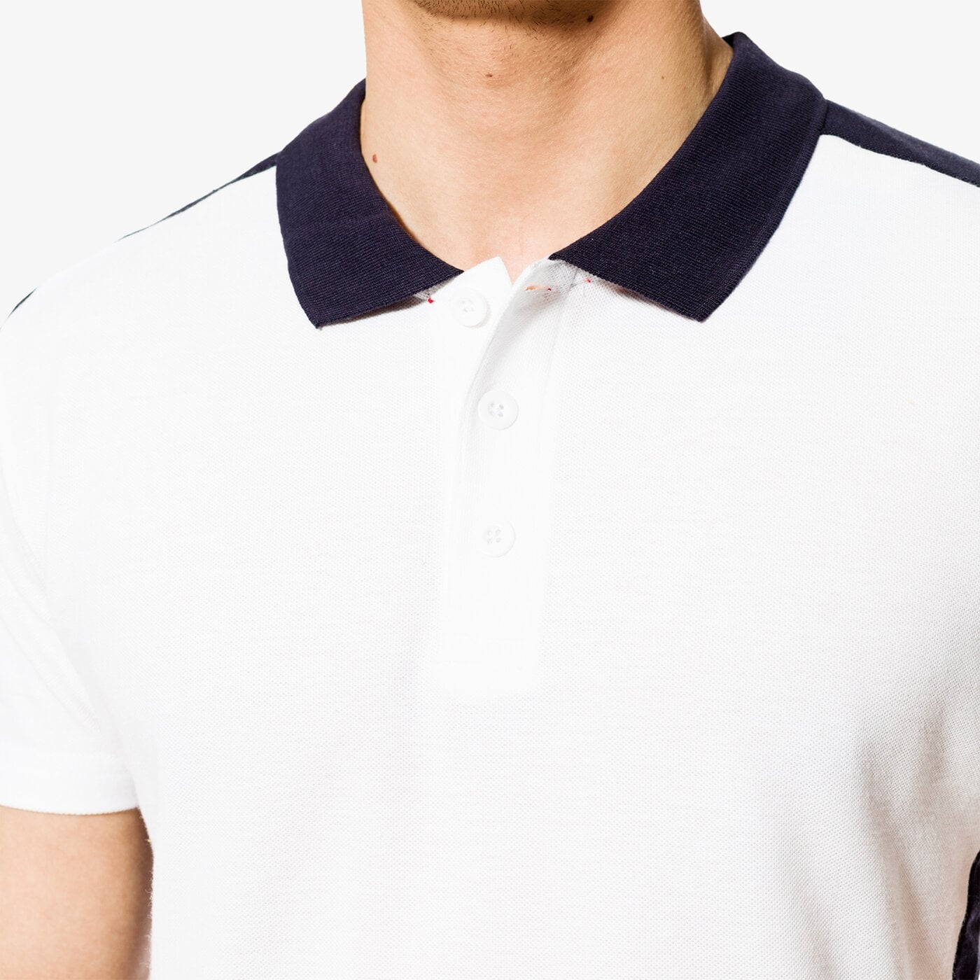 Koszulka polo męska LOTTO POLO ROLLER lo18pom01001 kolor biały