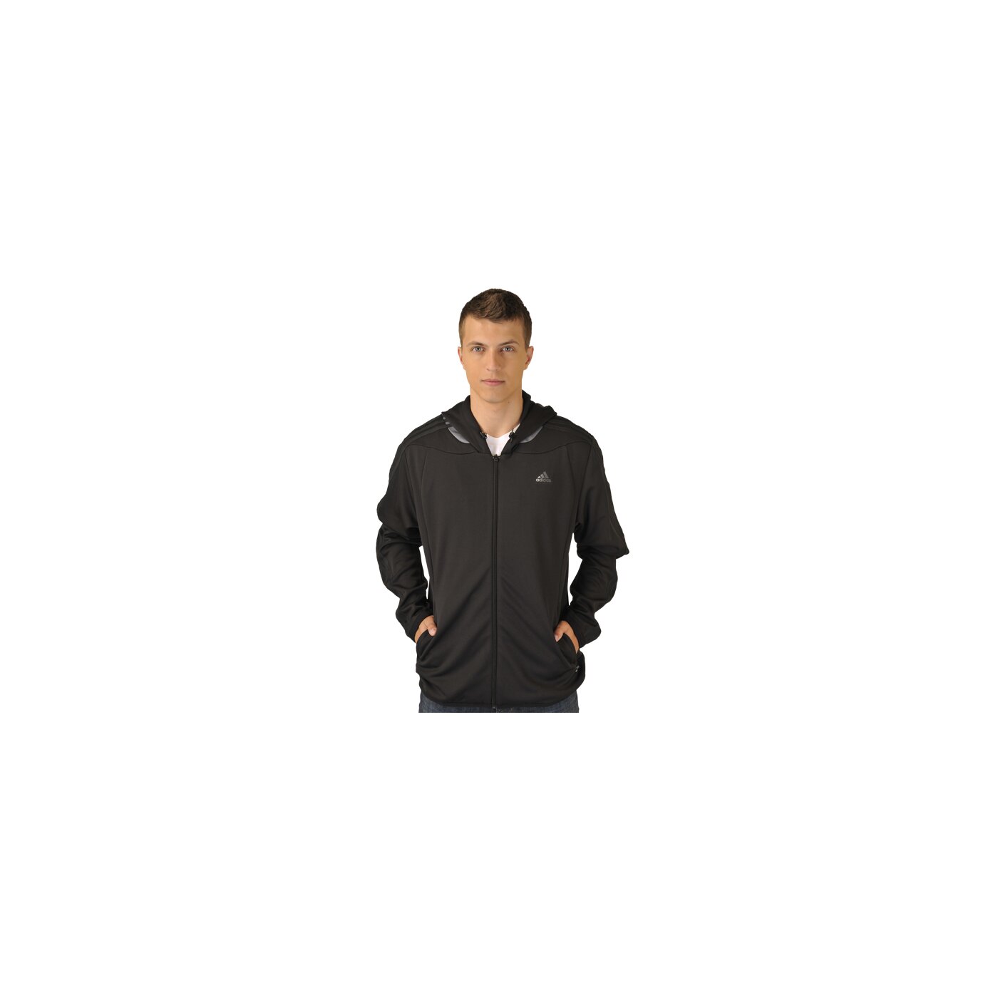 Bluza męska ADIDAS BLUZA   CLIMA365 FULLZIP HOOD v36274 kolor czarny