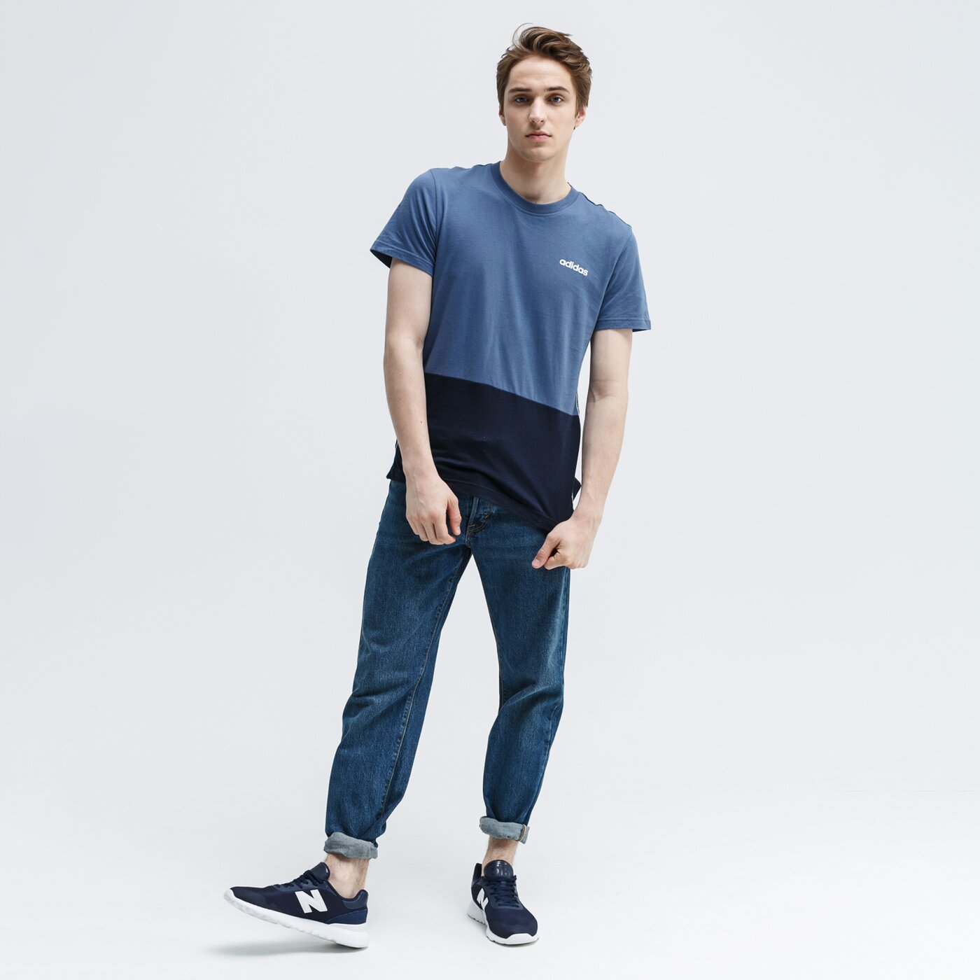 Koszulka męska ADIDAS T-SHIRT SS M C90 CB ei5611 kolor niebieski