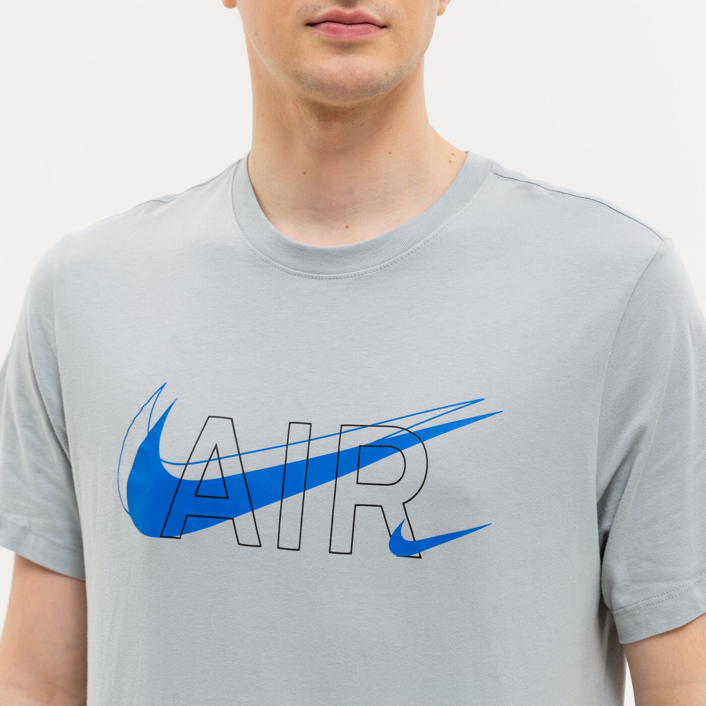 Koszulka męska NIKE T-SHIRT M NSW TEE AIR PRNT PACK dd9702-077 kolor szary