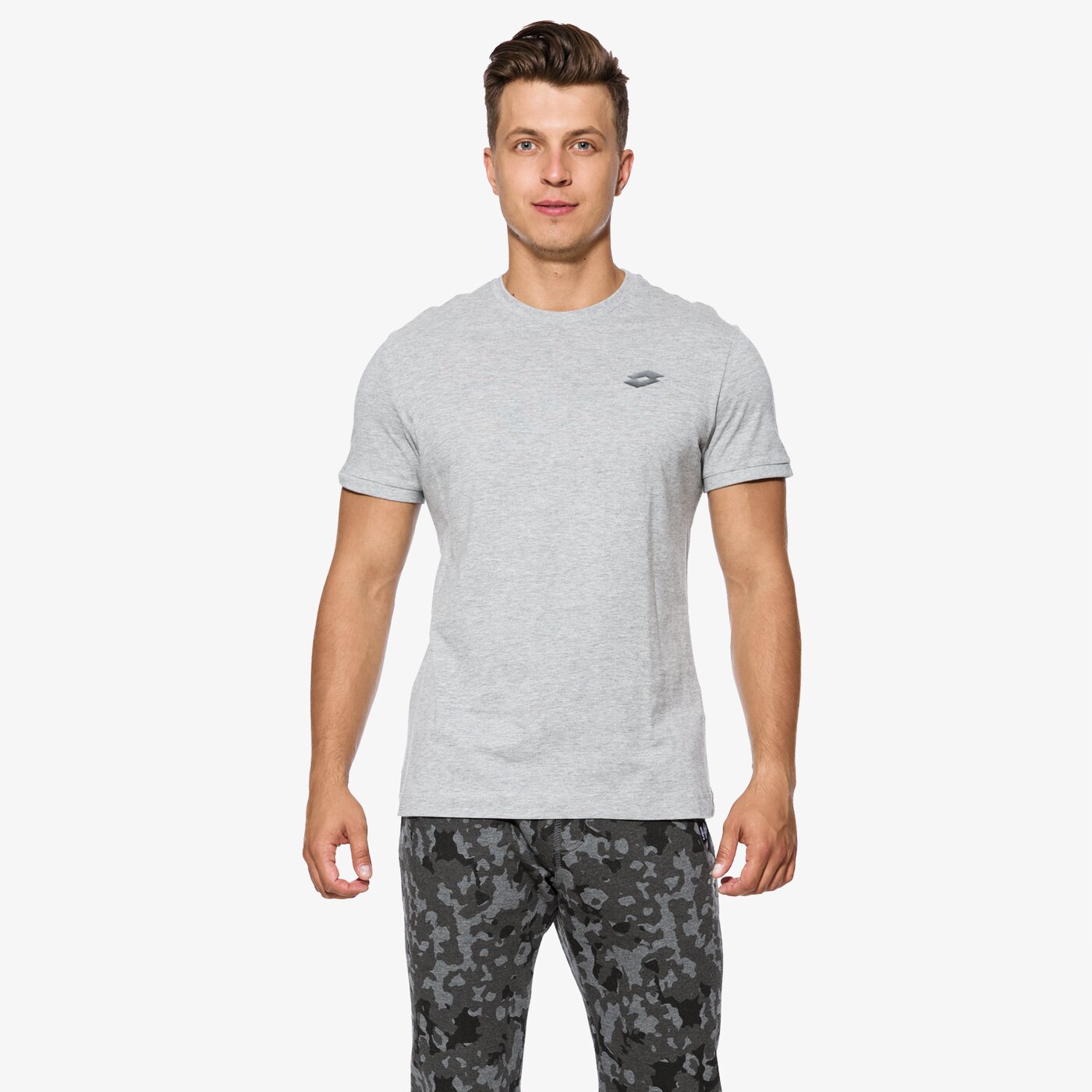 Koszulka męska LOTTO T-SHIRT SS BRYAN V BS s8530 kolor szary
