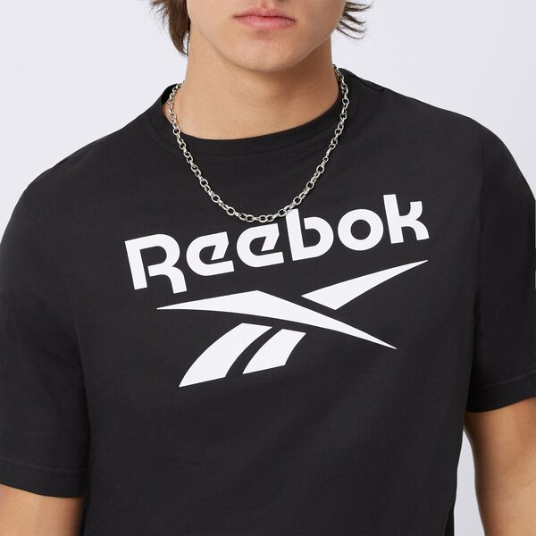 Koszulka męska REEBOK T-SHIRT RI BIG STACKED LOGO 100070405 kolor czarny