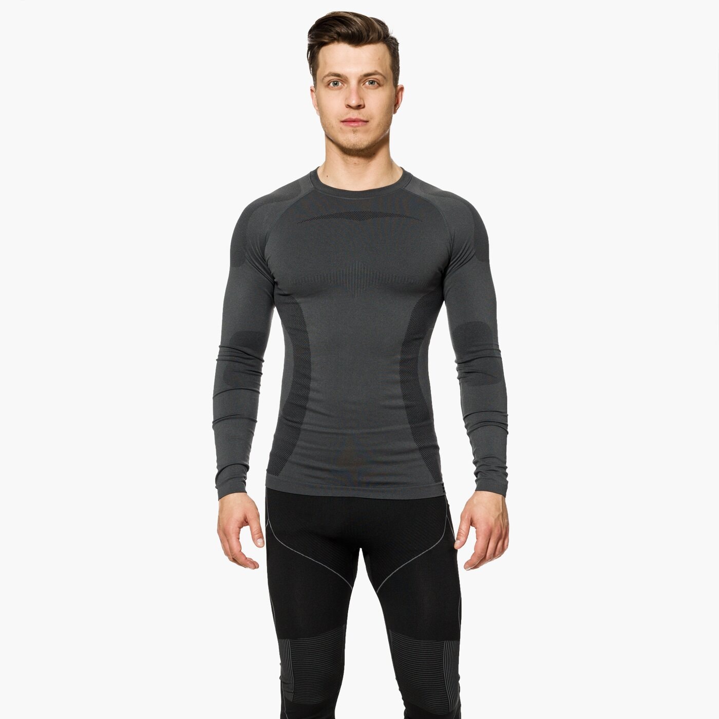 Koszulka męska FEEWEAR T-SHIRT TERMICZNY LS ARCTIC fw37bim01002 kolor szary