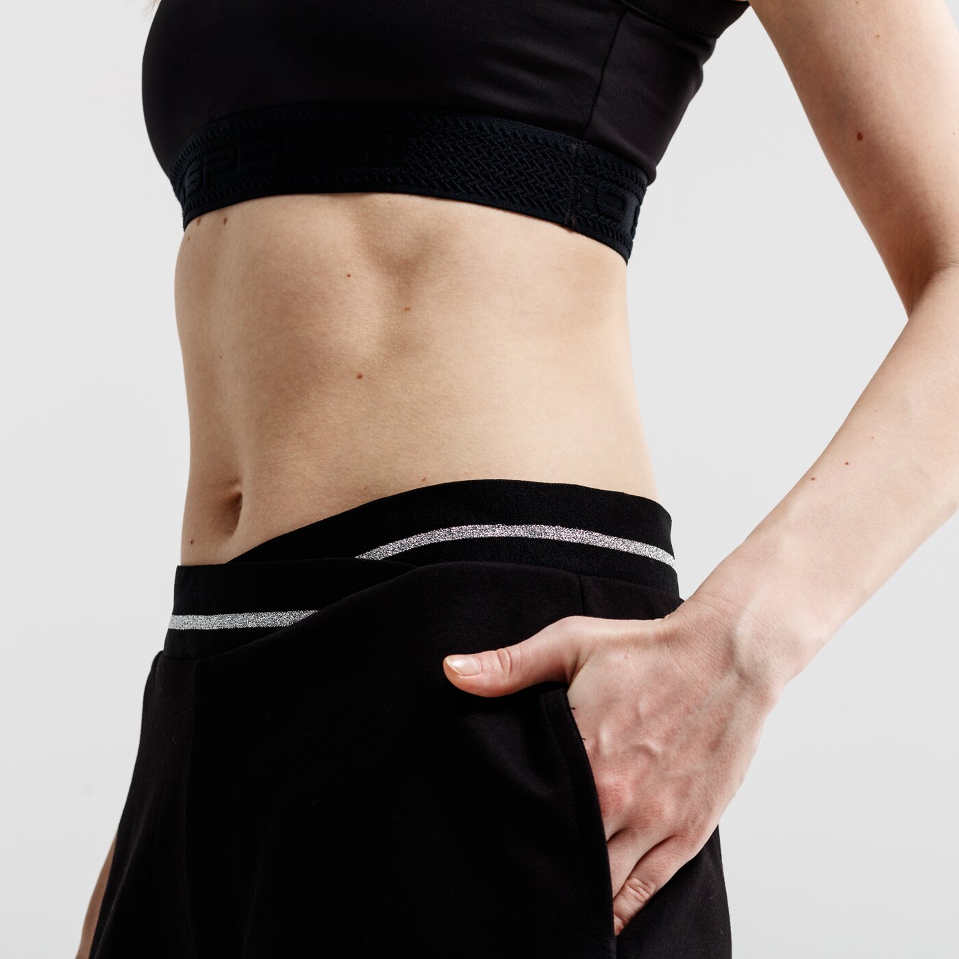 Spodenki damskie LOTTO SZORTY ANCONA lo19szd14001 kolor czarny