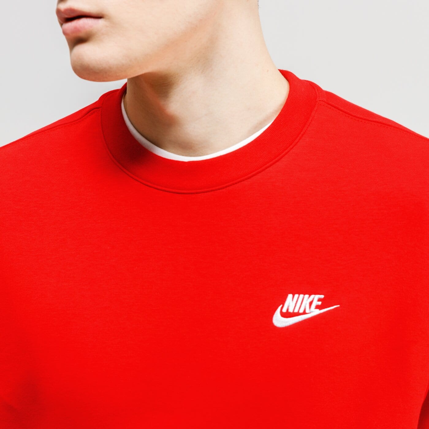 Bluza męska NIKE BLUZA SPORTSWEAR CLUB bv2662-657 kolor czerwony