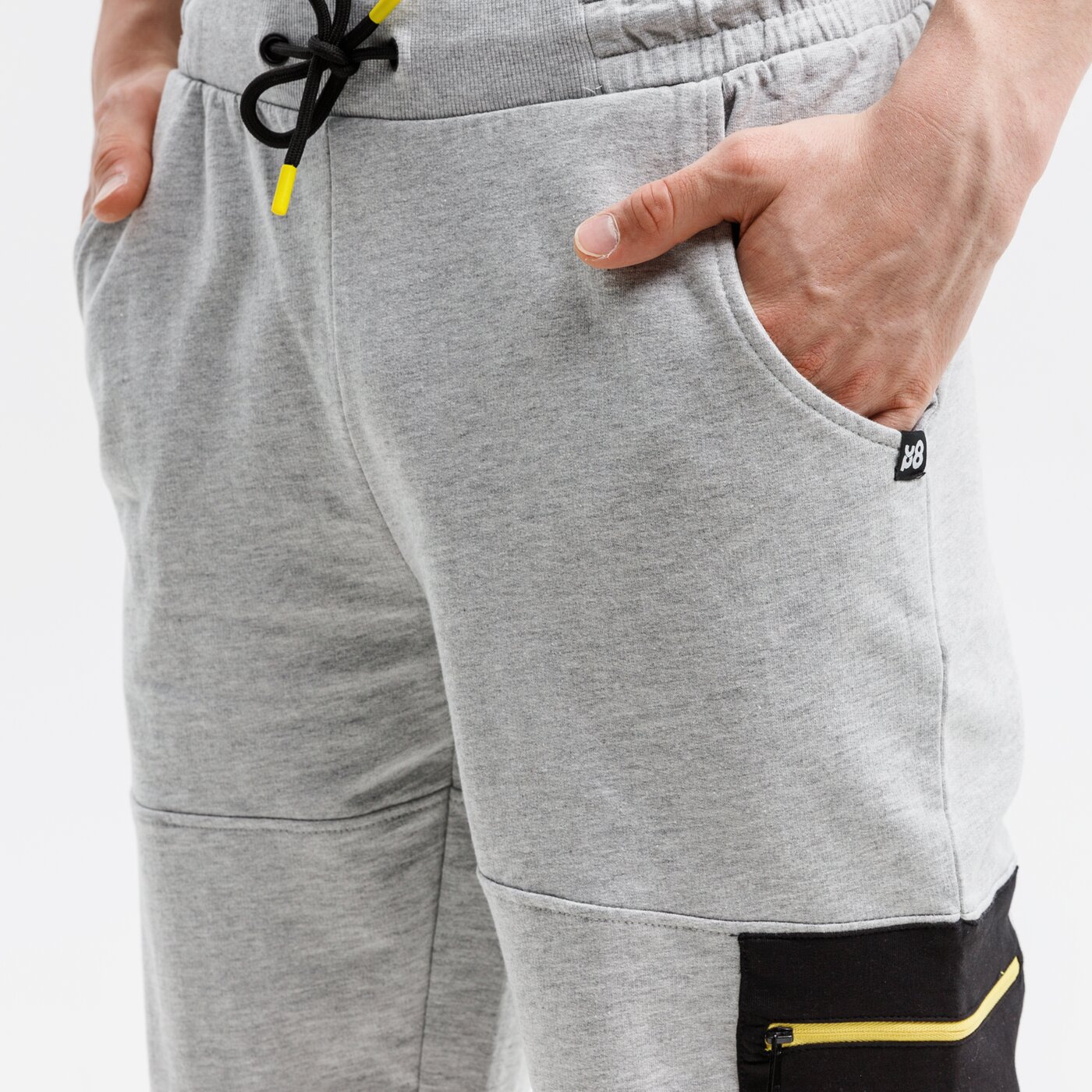 Spodenki męskie UP8 SZORTY WAFFLE up120szm07002 kolor szary