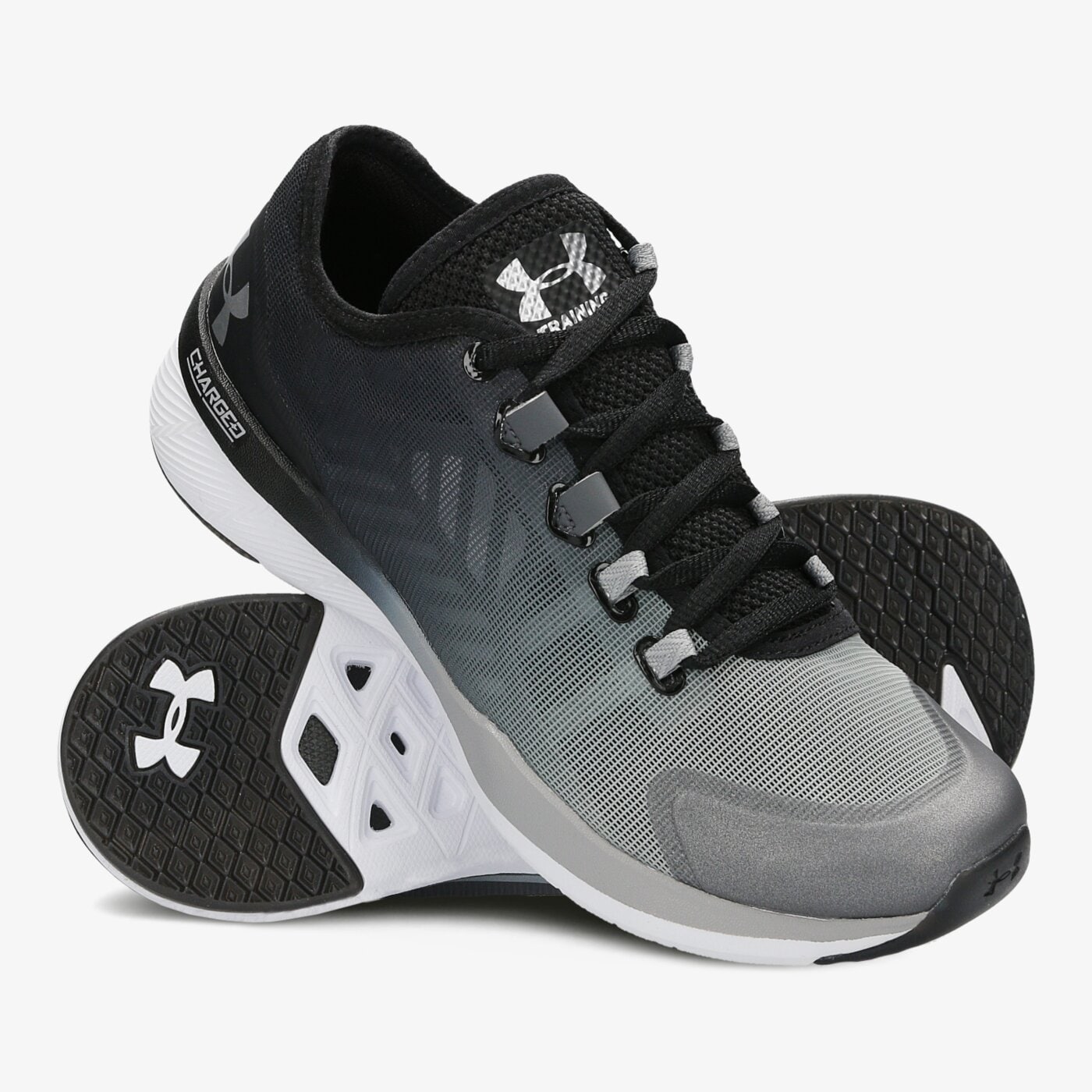 Buty treningowe damskie UNDER ARMOUR W CHARGED PUSH TR SEG 1285796076 kolor szary