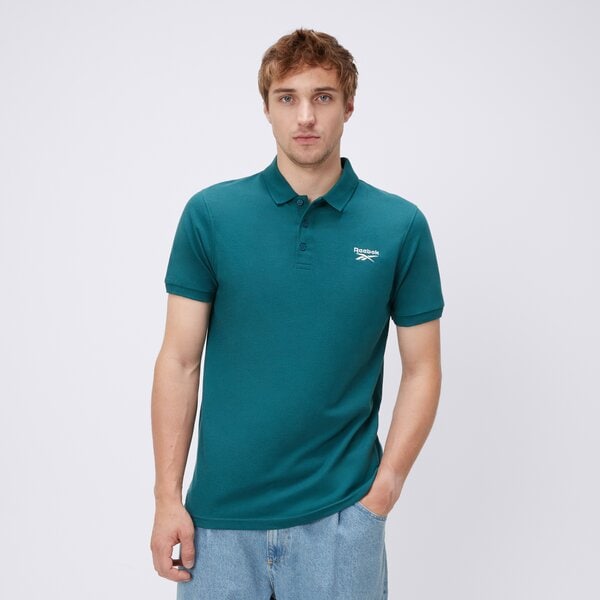 Koszulka polo męska REEBOK POLO BLAZE EMBROIDERED SS 100239708 kolor zielony