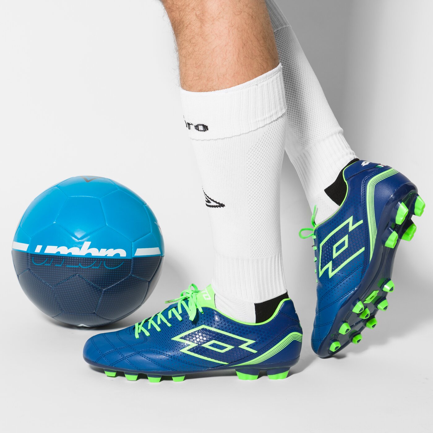 Buty piłkarskie męskie LOTTO SPIDER 700 XIII FGT s7157 kolor niebieski