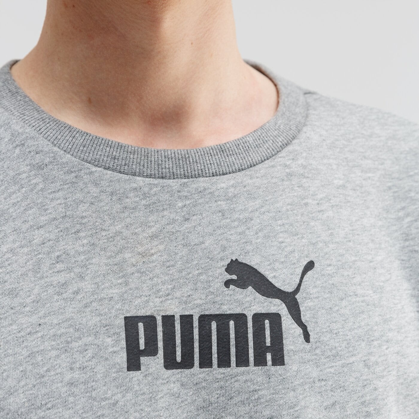 Bluza męska PUMA BLUZA AMPLIFIED CREW TR 581391 03 kolor szary