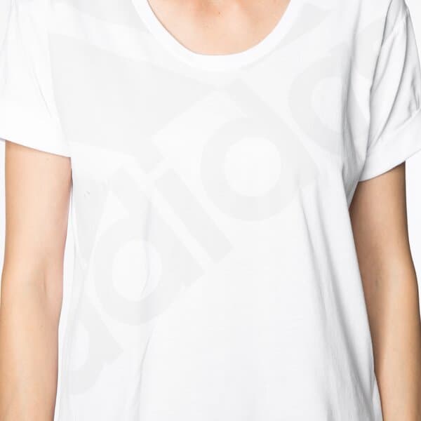 Koszulka damska ADIDAS T-SHIRT SW LOGO ay4970 kolor biały