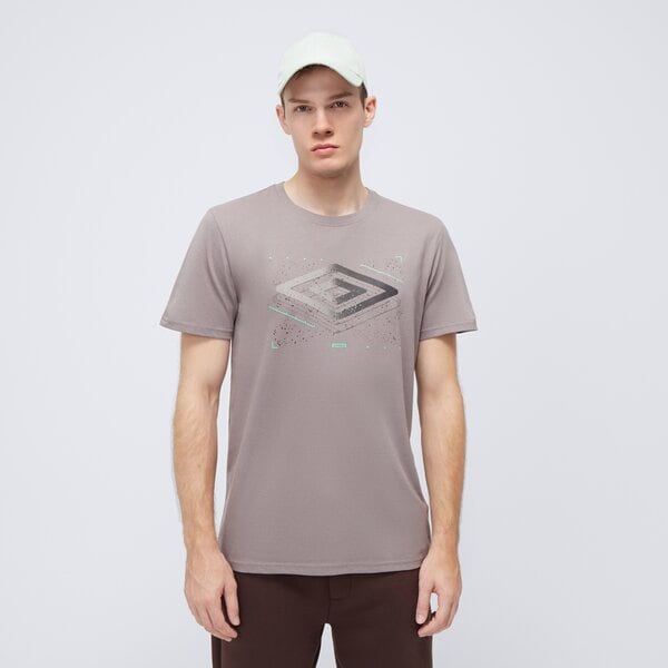 Koszulka męska UMBRO T-SHIRT DEHAY ul324tsm10002 kolor szary