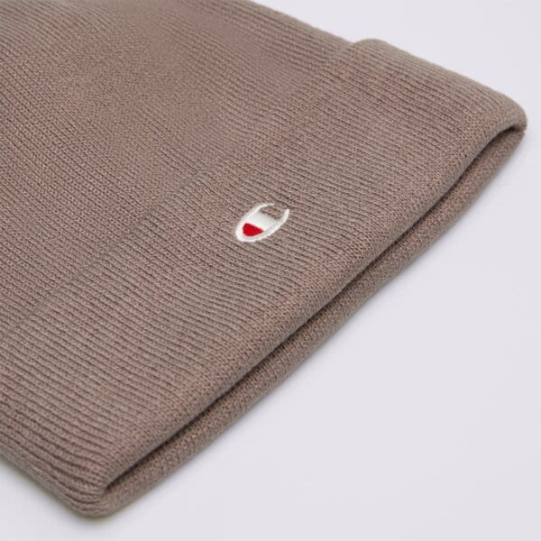 Czapka zimowa damska CHAMPION CZAPKA BEANIE 806065es072 kolor brązowy