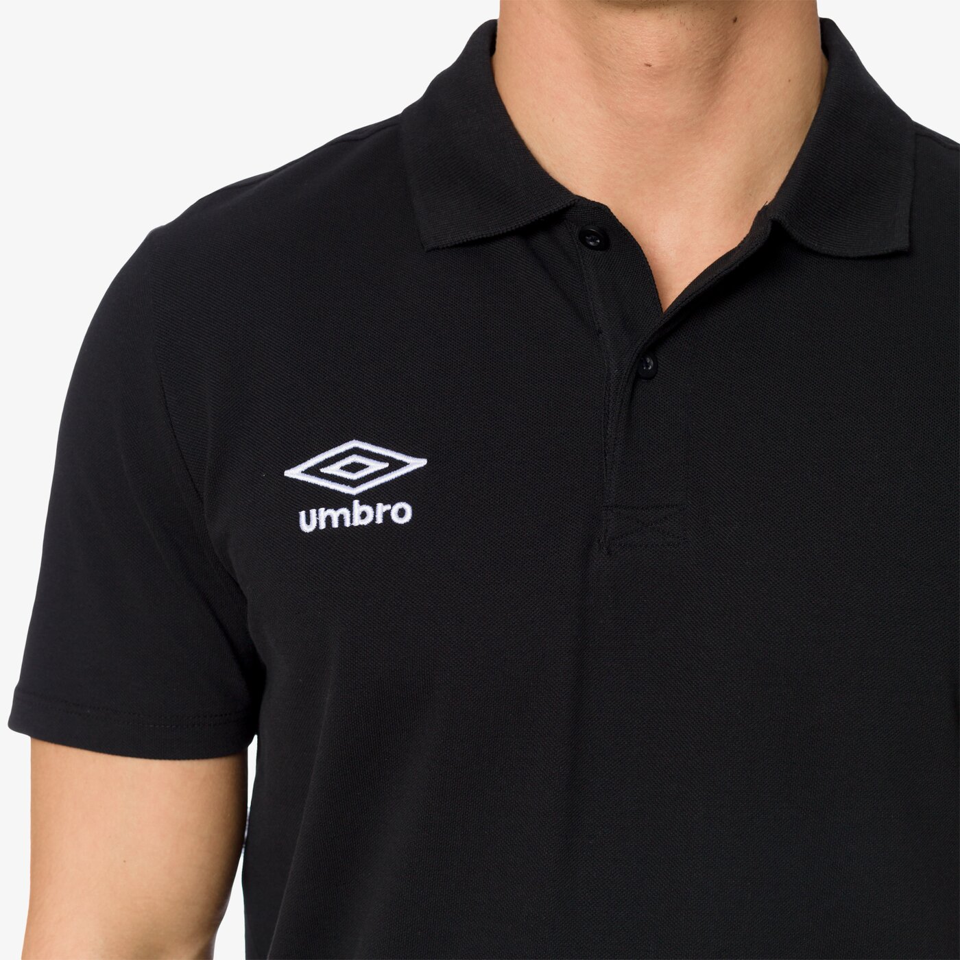 Koszulka polo męska UMBRO POLO PIQUE 64566u090 kolor czarny