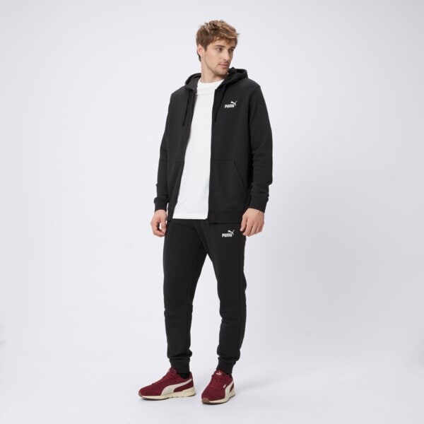 Bluza męska PUMA BLUZA ROZPINANA Z KAPTUREM ESS 68258801 kolor czarny