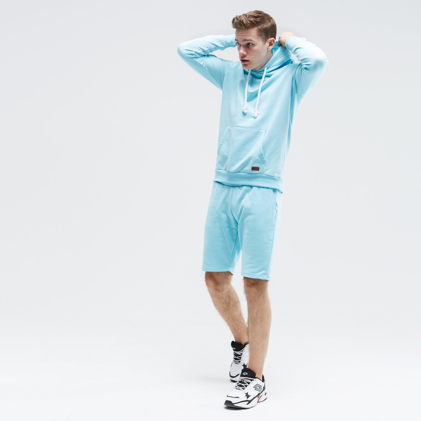 Bluza męska UP8 BLUZA Z KAPTUREM RIMINO up120blm02001 kolor niebieski