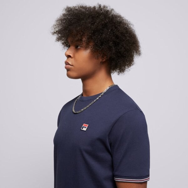 Koszulka męska FILA T-SHIRT CALEB fw24mh036410 kolor granatowy