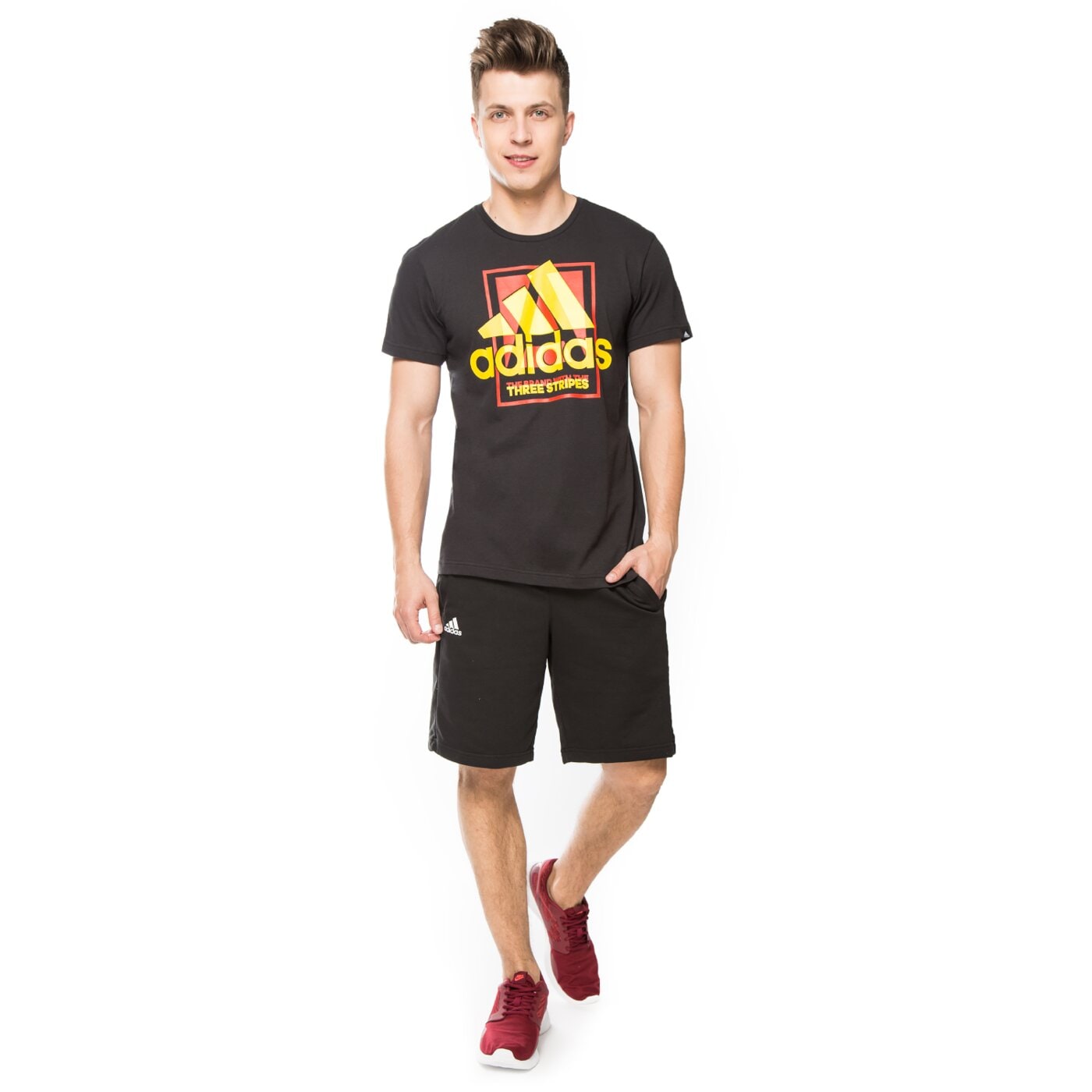 Koszulka męska ADIDAS T-SHIRT COUNTRY LOGO ai6033 kolor czarny
