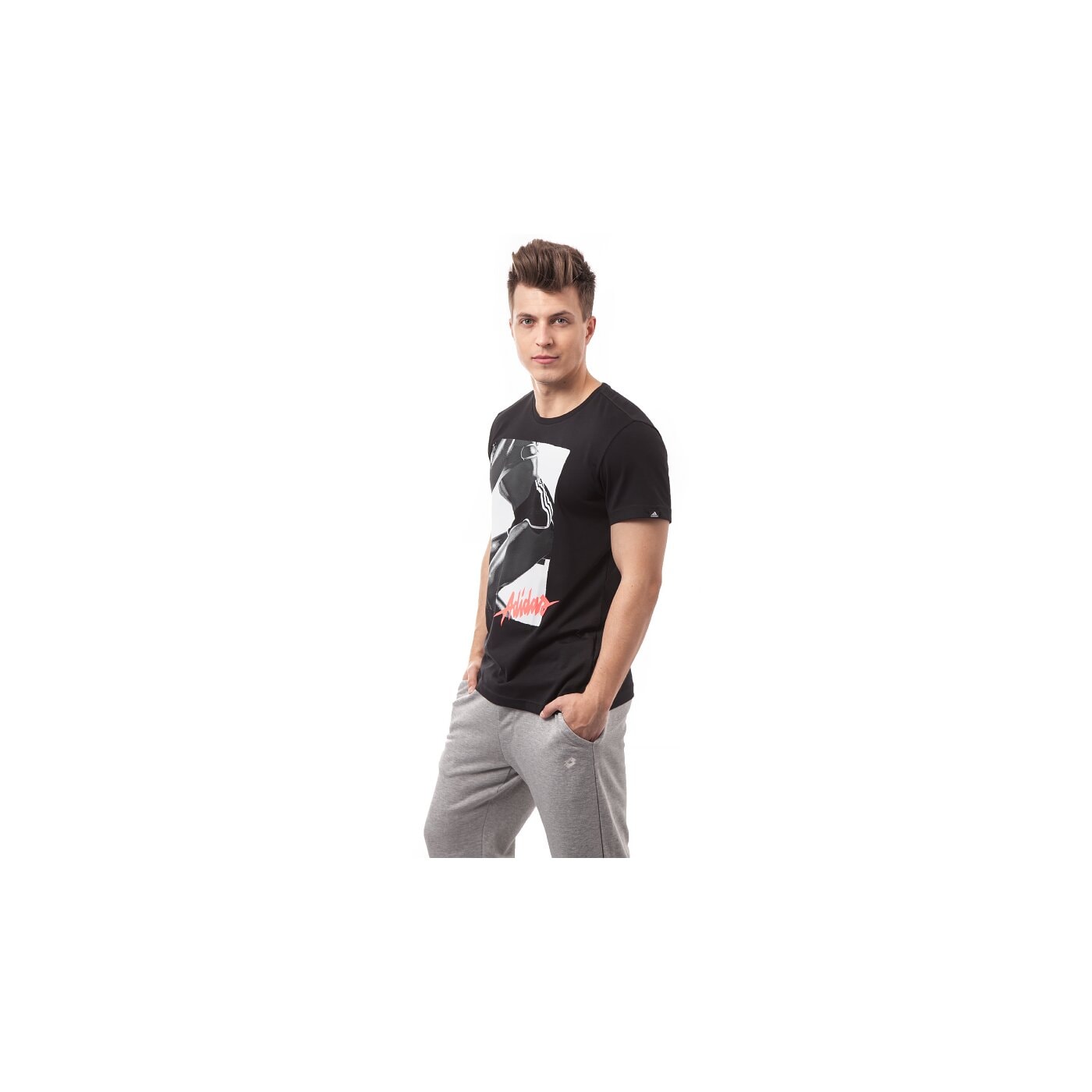 Koszulka męska ADIDAS T-SHIRT WORK OUT GIRL s16570 kolor czarny